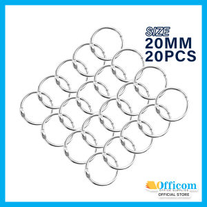 Officom Metal Ring Binder Loose Leaf Hoop Ring Handwork Multifunctional Keychain Circle Photo Album for Binding Machines