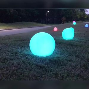 SXH  Luminous Ball Lamp Community Solar Landscape Light Waterproof led Decorative Atmosphere Light Mall Outdoor Lawn Light