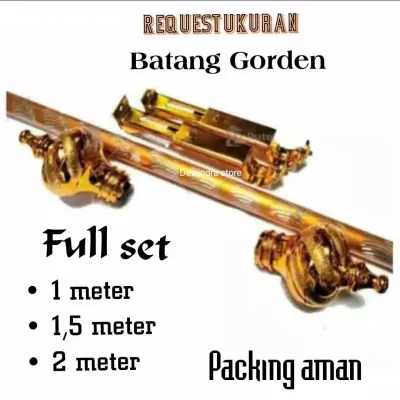 GORDEN SMOKRING 12 RING UKURAN 220 x 100 CM BISA UNTUK JENDELA DAN PINTU