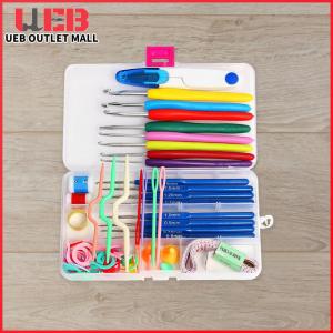 Multi-Size 16-Piece Crochet Hook Kit with Soft Handles for Easy Crafting and DIY Projects