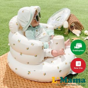 Ghế Hơi Tập Ngồi Cho Bé Cao Cấp PLAYING Ghế Hơi Ăn Dặm Gập Gọn Phong Cách Hàn Quốc Siêu Xinh Tích Hợp Bơm Hơi