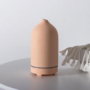 Floweroma Ceramic Essential Oil Diffuser Humidifier Aroma Diffuser Colorful Night Light Remove Odor Air Freshener for Home Bedroom Office