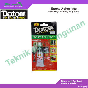 Lem besi clear Dextone Epoxy Rapid Clear 5 menit 30gr