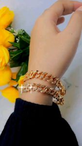 Gelang Rantai Xuping Lapis Emas Model Terbaru