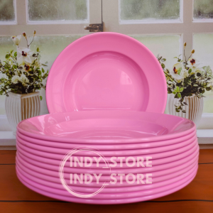 PIRING MAKAN MELAMIN BAHAN TEBAL ISI 6 PCS BEST SELLER BAYAR DI TEMPAT