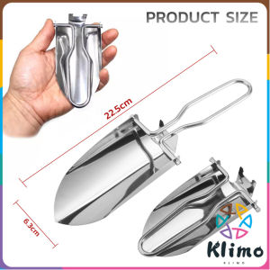 Klimo Multifunctional Stainless Steel Gardening Folding Shovel Planting Flowers Tools