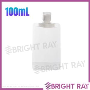 Refillable Travel Accessories for Shampoo Conditioner Lotion Soap Liquids FLIP CAP Reuseable Pouch Bekas Lotion Travel