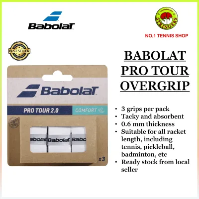 Babolat Pro Tour Overgrip [Suiteable for Tennis Badminton Pickleball Padel etc]
