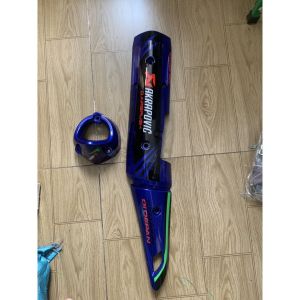 Ốp bô chụp đích bô exciter150 màu xanh đen mẫu zin.( Giá 2 món)