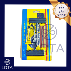 Bộ dụng cụ vá lốp xe không ruột đa năng đồ nghề vá bánh xe chuyên nghiệp bộ cứu hộ bánh xe đi phượt bộ vá lụi ô tô xe hơi xe máy bộ vá vỏ xe tiện lợi săm xe gắn máy