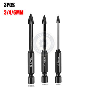 1pc & 7pcst &3pcst 3-12mm Concrete Drill Bit Set For Tile Brick Glass Plastic And Wood Tungsten Carbide Tip Work