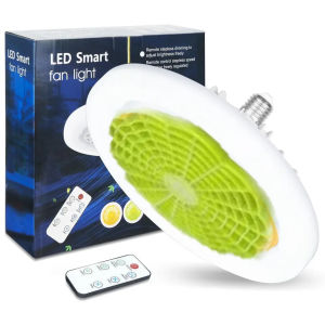 360° Rotation Fan Light Dimming Remote Smart Ceiling Lamp E27 Sleep Chandelier Bedroom Kitchen Fixtures