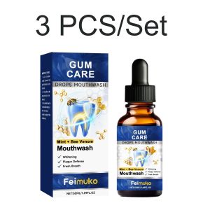 Gum Repair Drops Concentrated Mouthwash Relieve Atrophy & Sensitivity Improve Stains Tartar Bad Breath thy Gums Oral Care
