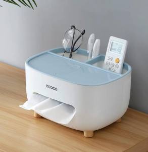 ECOCO Tissue Box Living Room Nordic Simple Multifunctional Creative Cute Remote Control Storage