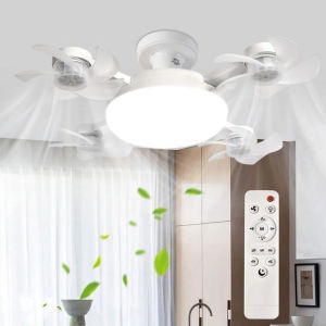 ㊙【Silent good sleep】2026 New Remote Control Living Room Fan Light Restaurant Chandelier High Wind Power Silent Home Integrated Eye Protection Energy Saving