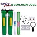 2/3/4 Stage 20 inch Deep Well Water Filter housing Complete Set with Free Filter 20x2.75 inch. 