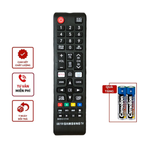 Điều khiển samsung ngắn BN59-01315D có nút Prime Video hàng tốt - Remote Điều khiển samsung ngắn BN59-01315D có nút Prime Video hàng tốt - Đầu bấmĐiều khiển samsung ngắn BN59-01315D có nút Prime Video hàng tốt - tặng kèm pin
