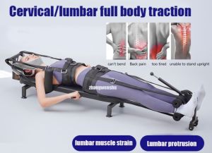 Ready✅ Cervical Spine Lumbar Increasing Height Machine Bed Therapy Stretching Device Pain Adjustable Leg Pulling Relaxer