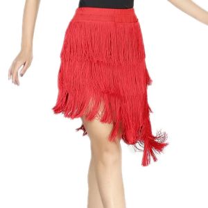 Tassels Salsa Dancing Costume For Latin Ballroom Cha Stage Performance Skirt Cheap Price Hot Girls Adults