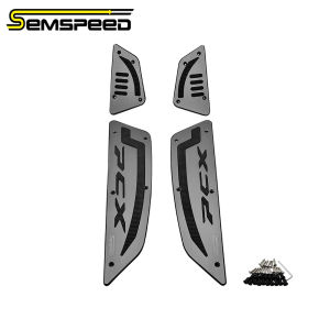 SEMSPEED Motorcycle CNC Front Footpegs Footrest Foot Board Pegs Matting For Honda PCX 160 125 PCX160 2025