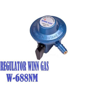 Regulator Kompor Winn Gas W 688 NM Polos Tanpa Meteran Gas Kemasan Dus Coklat