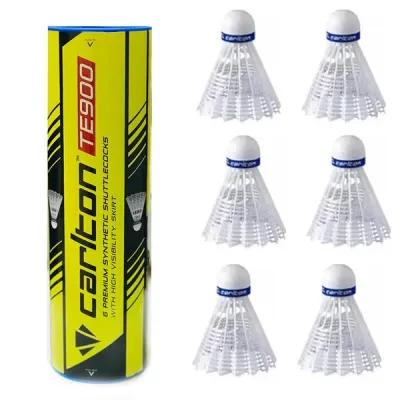 Carlton Plastic Shuttlecock TE900 (6 Pcs)