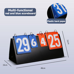TOSEEK Portable Digital Scoreboard Ping Pong Score Keeper Scoreboard for Tennis Soccer Football Sports Sports Supplies Score Board for Games Best Coaches Gifts Idea for Men 4 Digital Number
