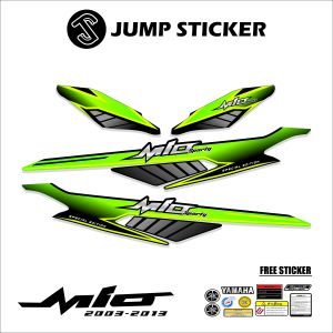 Stiker Striping Mio 2003 - 2013 OLD - Sporty - Garnis - Smile grafis variasi 004