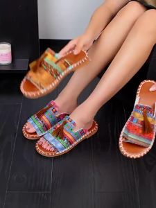 New Trendy Summer High-Heeled Platform WomenS Sandals With Chunky Heels Shiny Fish-Mouth Design Casual Style