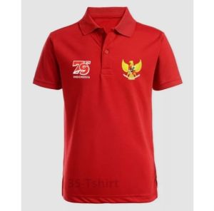 3S-Tshirt - Kaos Kerah Polo Shirt Print Logo Garuda 79 Lengan Pendek