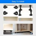 4pcs 15-17cm Kaki Kursi Sofa Adjustable Kaki Tempat Tidur Anti-Shake Sofa Leg. 