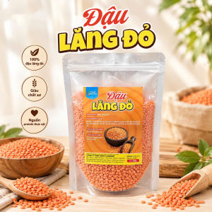 Đậu Lăng Đỏ Fresh Tamarind 500g - 100% Đậu Lăng Đỏ Giàu Chất Xơ Nguồn Protein Thực Vật Dễ Chế Biến Túi Zip Tiện Dụng