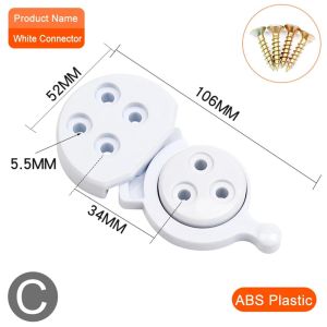 2PCS Đồ Nội Thất Bản Lề Cố Định Lắp Hợp Kim Bàn Đầu Kết Nối Chốt Chân Đế Hội Nghị Máy Tính Để Bàn Kết Hợp Dây Phần Cứng