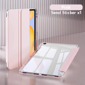 [🇲🇾Stock]🚀SOCEDEEP for Samsung Galaxy Tab S6 Lite 10.4 inch SM-P620/P625 P610 P619 Tab A8 10.5 X200 X205 X207 A9 8.7 A9 Plus S7 S8 11.0 S7 FE S10 Plus 12.4 T730 T736 S9 S10 FE S9 X710 Casing Transparent Acrylic Case Magnetic Cover with Pencil Holder