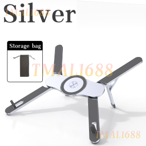 [✅SG Ready Stock] Portable  3 in 1 Multifunctional Aluminum Alloy Magnetic Foldable Phone stand Laptop stand Selfie stick stand travel accessories