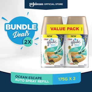 Glade Automatic Spray Refill - Ocean Escape Twin (175g x 2)