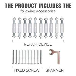 10pcs Switch Socket Cassette Screws Support Rod 86 Type Wall Mount Switch Box Repair Kit
