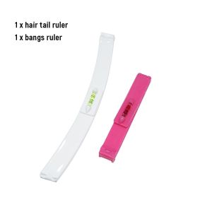 FinDee เครื่องมือตัดผม DIY ไม้บรรทัดวัดระดับผมหน้าม้า ตัดผมหน้าม้า haircut tool