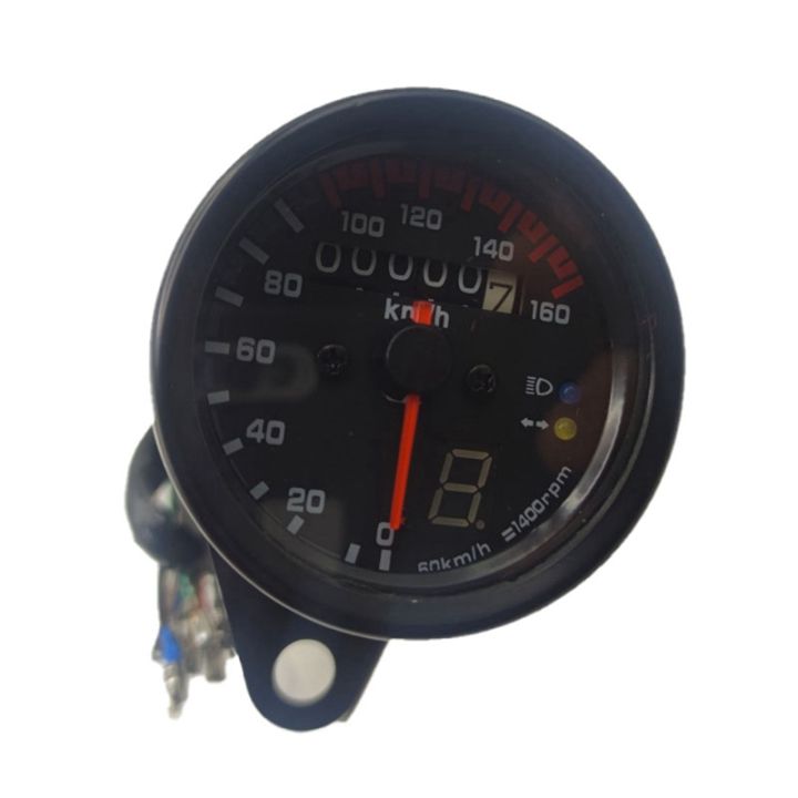 (HKTU) New Motorbike Dashboard Odometer LED Km Meter Dashboard ...