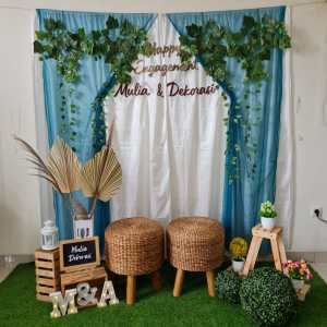 Dekorasi Backdrop Lamaran Nikahan Paket PP