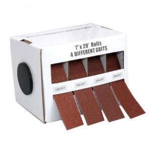 Sanding Paper Emery Cloth Roll Long Abrasive Sand Paper Rolls 150 240 320 400 Grit Polishing Belt 4 Grits Sandpaper Roll