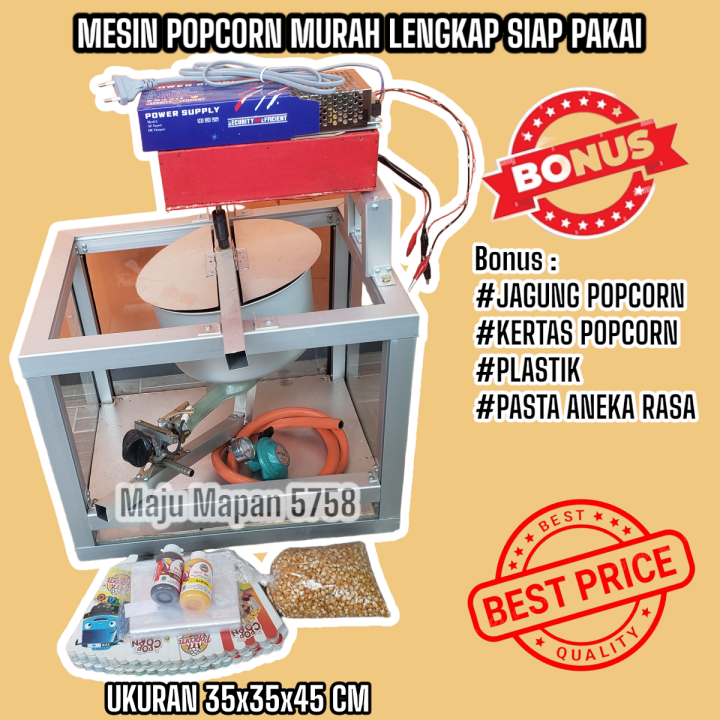 merk pembuat popcorn listrik tanpa minyak terbaik