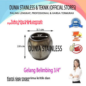 Cincin Belimbing 3/4 in Aksesories stainless steel  tangga