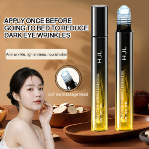 Rare Essential Oil Roller Ball Massage Eye Skin Fine Lines Improve AntiWrinkle Firming Eye Cream