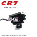 LAMPU TEMBAK LED FOGLAMP CR7 SQL 3 MATA 30W HIGH LOW LASER GUN PUTIH KUNING. 