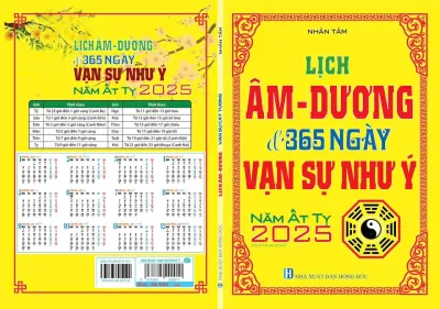 Sách - Lịch Âm Dương và 365 ngày vạn sự như ý - Năm Ất Tỵ 2025