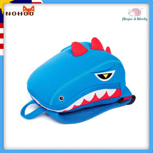 Original NOHOO Pre-School Nursery Kindergarten 2-5 year Old Soft Bag Lightweight Dinosaur Tyrannosaurus Backpack Beg Budak Lelaki