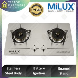 Milux Stainless steel Built-in Gas Hob - MGH-S633M