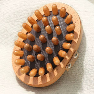 MLADEN Wood Massage Meridian Brush Scalp Massage Comb Promote Blood Circulation Leg Abdominal Massage Tool