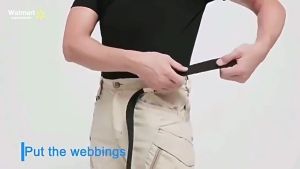 【Walmart】Elastic Stretch Tactical Belt Men Nylon Quick Release Heavy Duty Work Belt with Automatic Buckle for Military Hiking Outdoor Sports Camping Training Casual Daily Use Lightweight